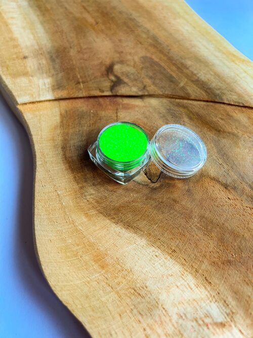 Brokat Zielony Neon 3ml do tatuaży brokatowych