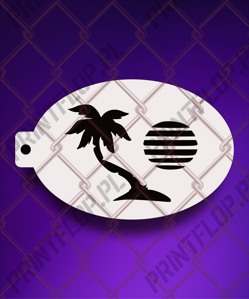 Szablony do tatuaży, szablony do malowania twarzy i ciala F75