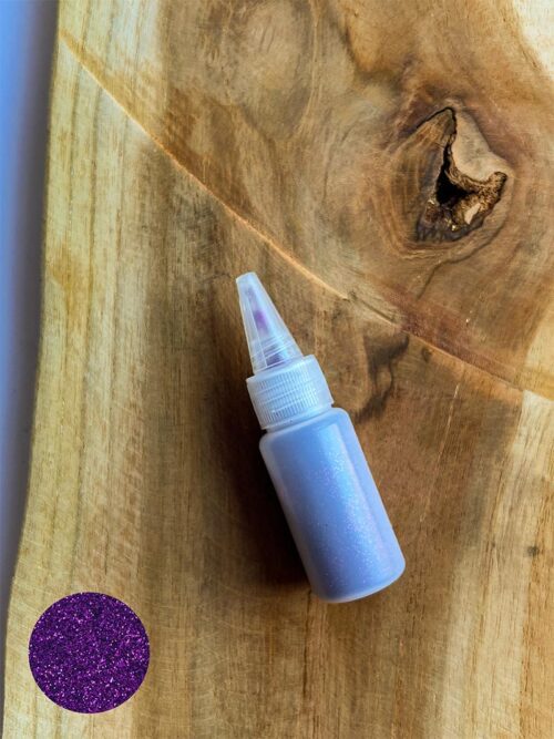 Brokat Fioletowy 20 ml do tatuaży brokatowych