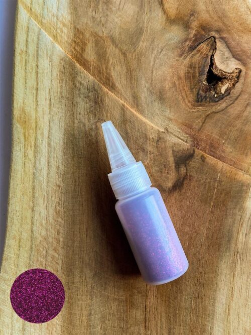 Brokat Fuksja 20 ml do tatuaży brokatowych