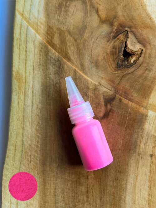 Brokat Neon Różowy 20 ml do tatuaży brokatowych