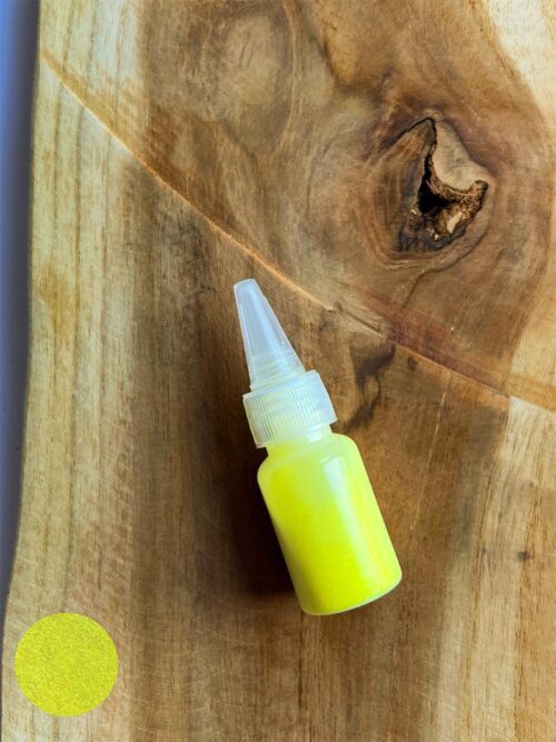 Brokat Neon Żółty 20 ml do tatuaży brokatowych