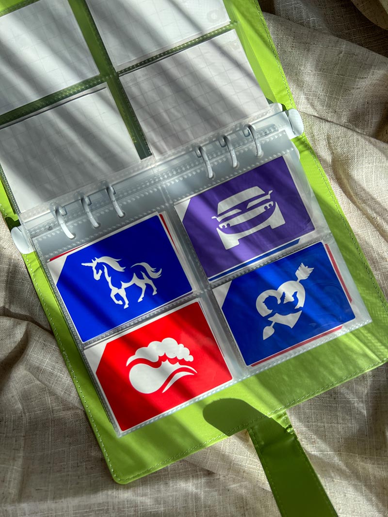 Segregator do szablonów Elegancki