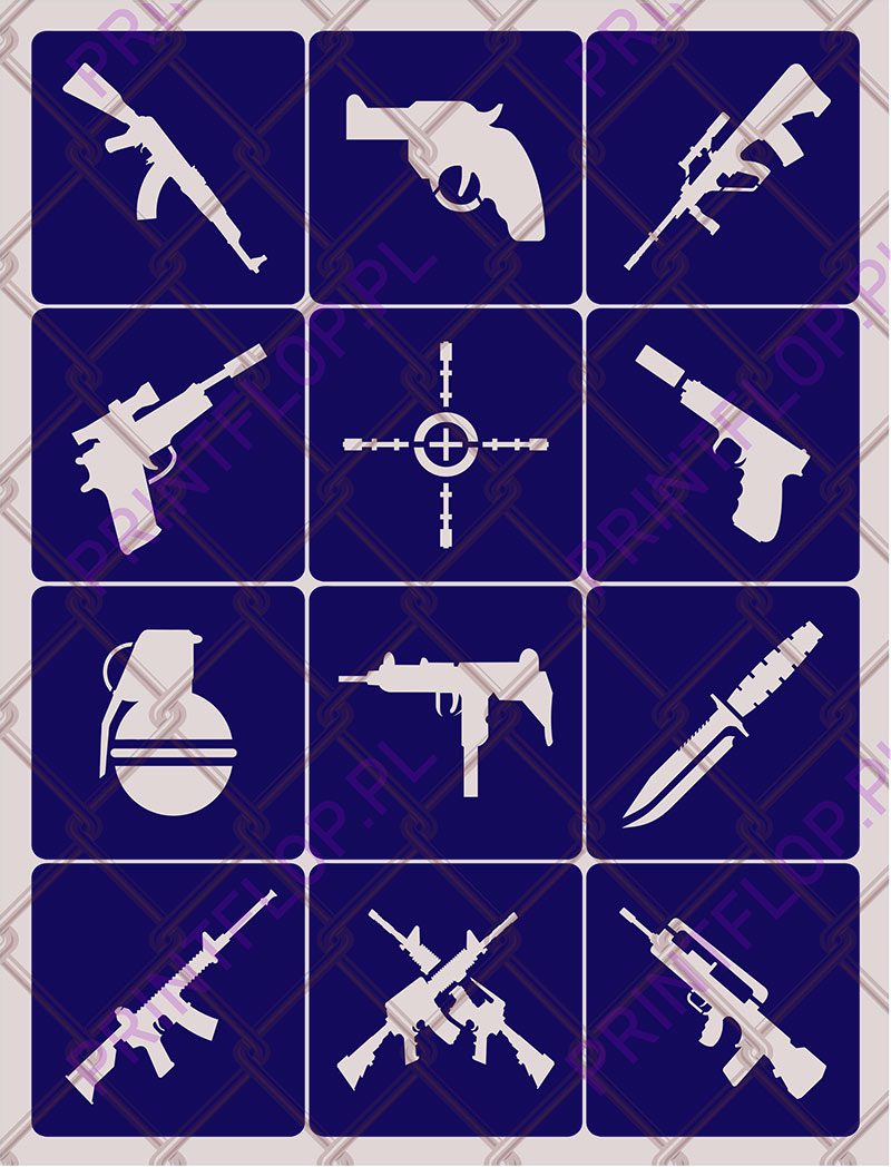 Szablony do tatuaży brokatowych Zestaw Zło #2