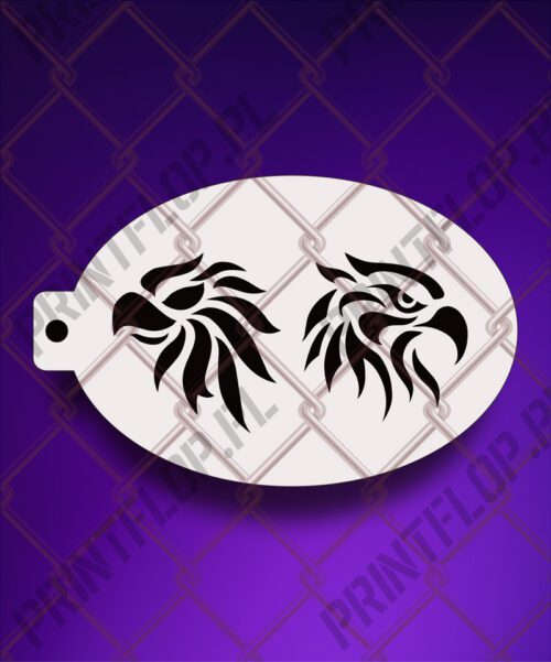 Szablony do tatuaży, szablony do malowania twarzy i ciala F21