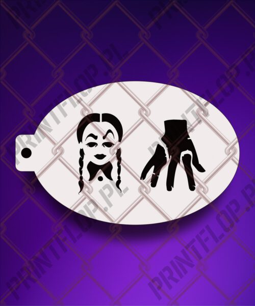 Szablony do tatuaży, szablony do malowania twarzy i ciala F28