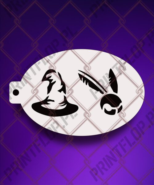 Szablony do tatuaży, szablony do malowania twarzy i ciala F31