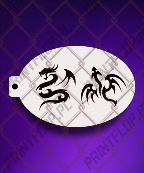 Szablony do tatuaży, szablony do malowania twarzy i ciala F38