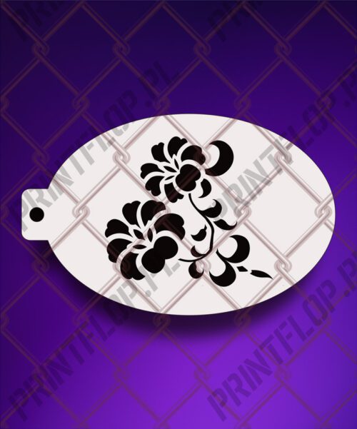 Szablony do tatuaży, szablony do malowania twarzy i ciala F51