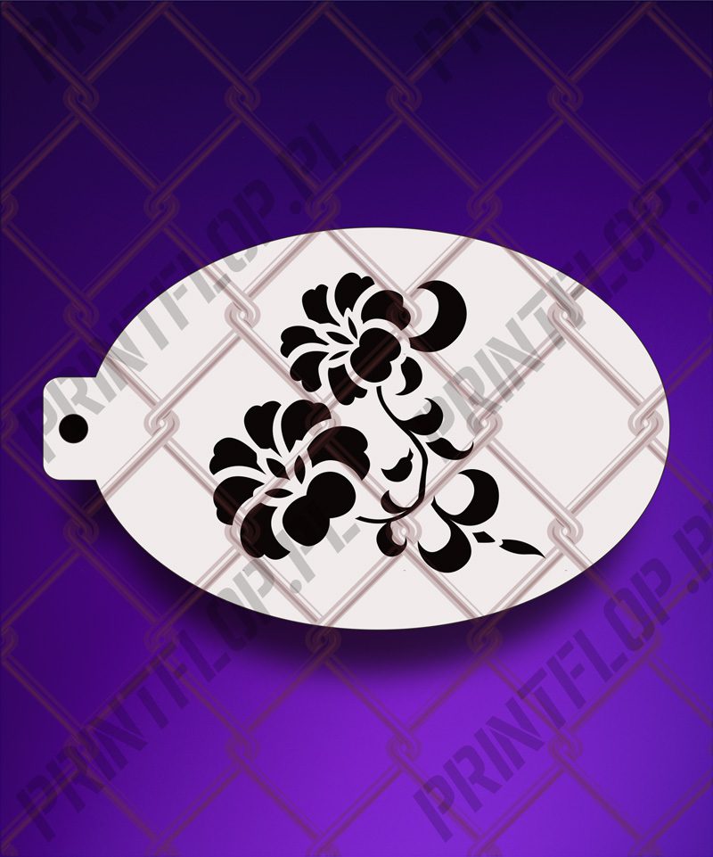 Szablony do tatuaży, szablony do malowania twarzy i ciala F51