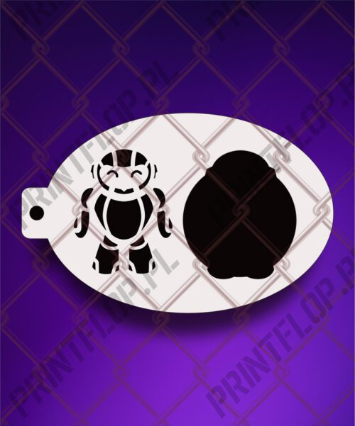 Szablony do tatuaży, szablony do malowania twarzy i ciala F55