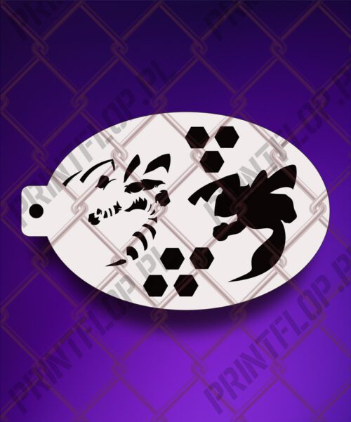 Szablony do tatuaży, szablony do malowania twarzy i ciala F58