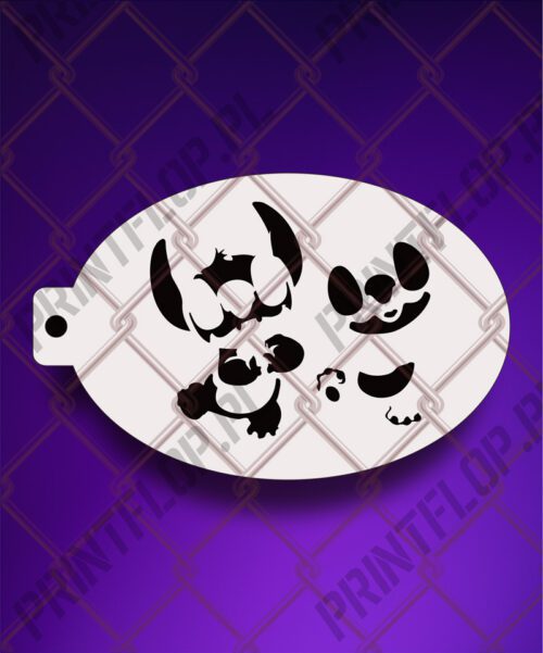 Szablony do tatuaży, szablony do malowania twarzy i ciala F77