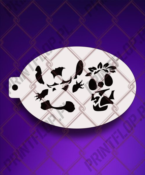 Szablony do tatuaży, szablony do malowania twarzy i ciala F78