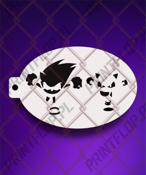 Szablony do tatuaży, szablony do malowania twarzy i ciala F80