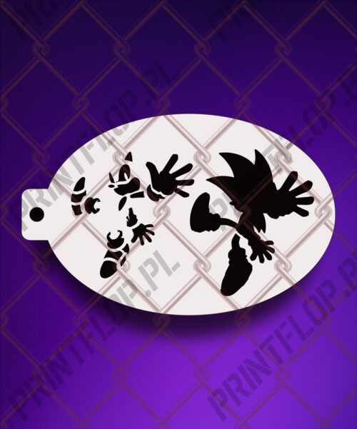 Szablony do tatuaży, szablony do malowania twarzy i ciala F81