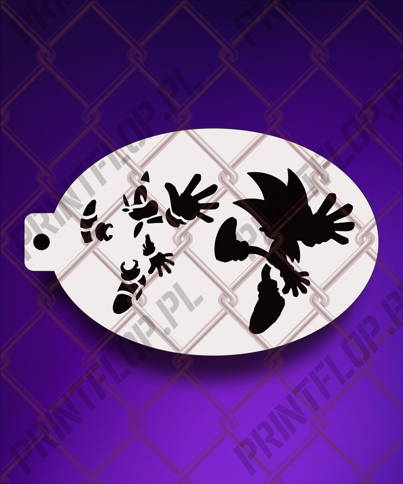 Szablony do tatuaży, szablony do malowania twarzy i ciala F81