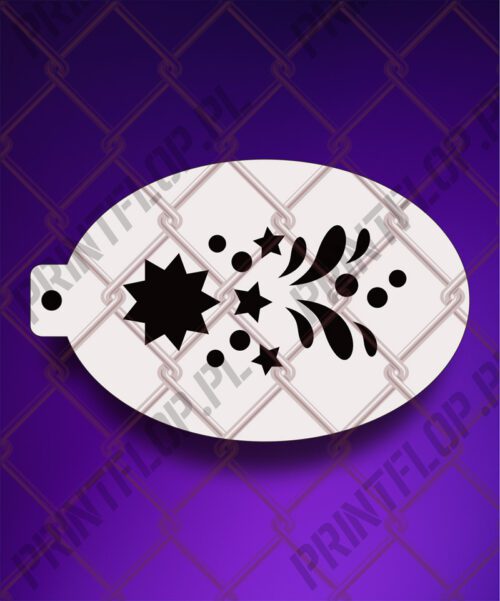 Szablony do tatuaży, szablony do malowania twarzy i ciala F89