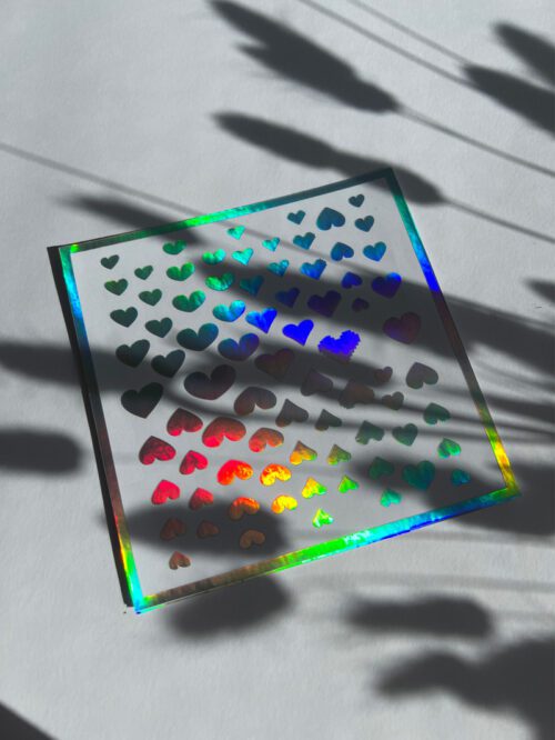 Zestaw ozdob do ciała Duży Serduszka do tatuaży brokatowych.