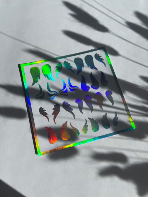 Zestaw ozdob do ciała Duży Skrzydła do tatuaży brokatowych.