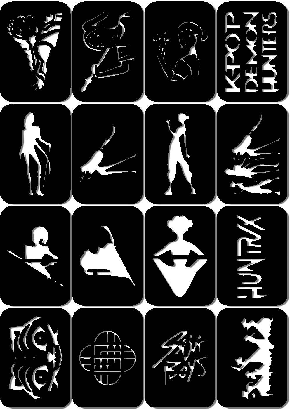 Zestaw Huntrix - K-Popowe Łowczynie Demonów