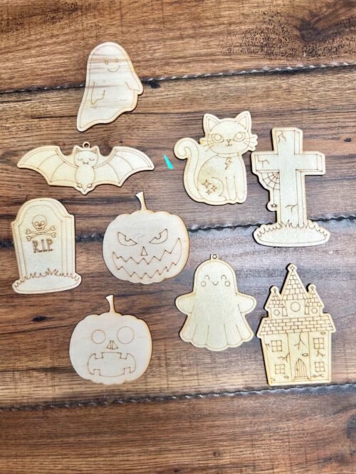 Halloween Bazy do ozdabiania Mix 10 Figurek